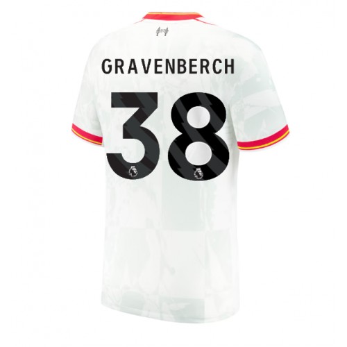 Pánský Fotbalový dres Liverpool Ryan Gravenberch #38 2024-25 Třetí Krátký Rukáv